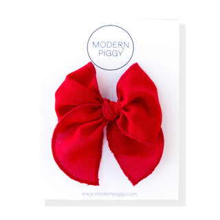 Red | Petite Party Bow - Eliza Cate and Co