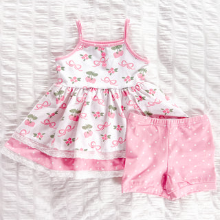 Tunic Set | Sweet Strawberry - Eliza Cate and Co