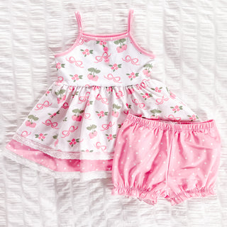 Tunic Set | Sweet Strawberry - Eliza Cate and Co