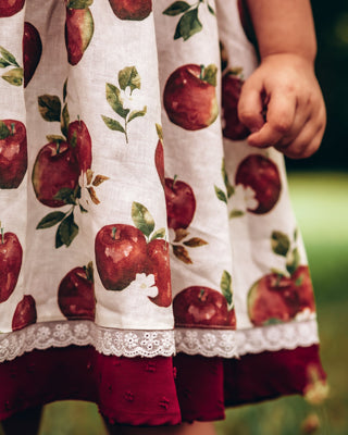 Pinafore Apron | Apple Harvest