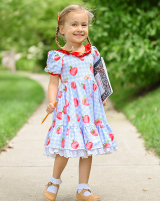 Twirl Dress | A+ Apples - Eliza Cate and Co