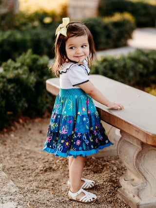 Tiered Twirl Dress | Miracle Girl - Eliza Cate and Co