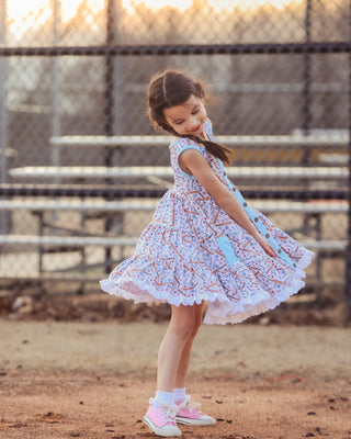 Tiered Twirl Dress | Hey Batter Swing - Eliza Cate and Co