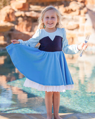 Twirl Dress | Land Mermaid *PREORDER* - Eliza Cate and Co