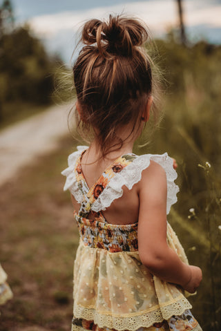 Pinafore Play Set | Sunflowers + Sunshine - Eliza Cate and Co