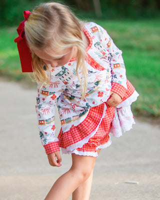 Cozy Shorts + Bloomers | Christmas Train