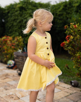 Everyday Dress | Sunshine Yellow - Eliza Cate and Co